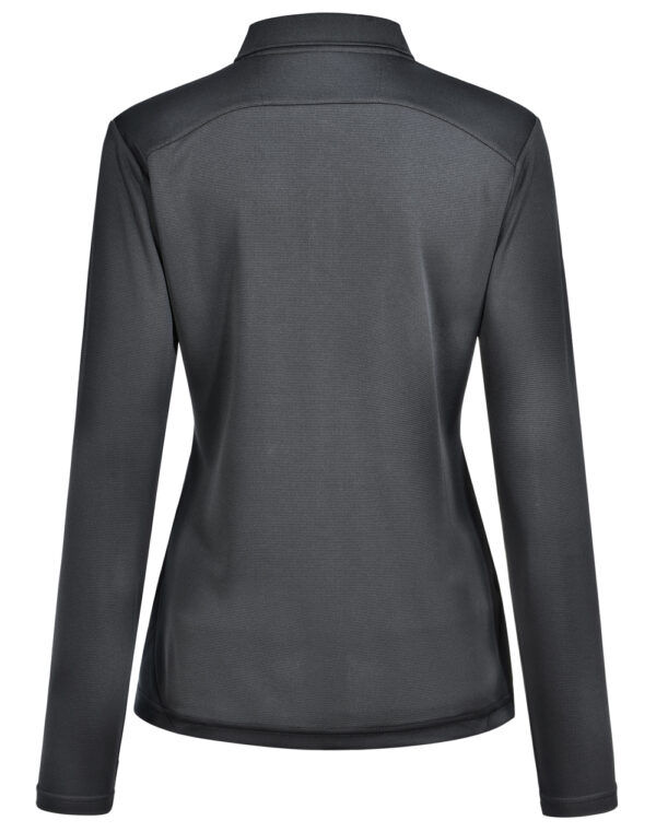 Lucky Bamboo Long Sleeve Polo Ladies - Image 2