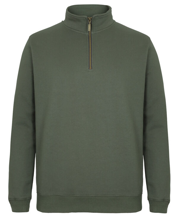 C of C Brass 1/2 Zip Sweat - Image 5
