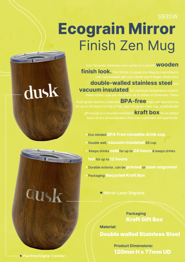 Ecograin Mirror Finish Zen Mug - Image 5