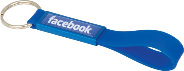 Silicone Sling Keyring with Dome-Indent - Image 3