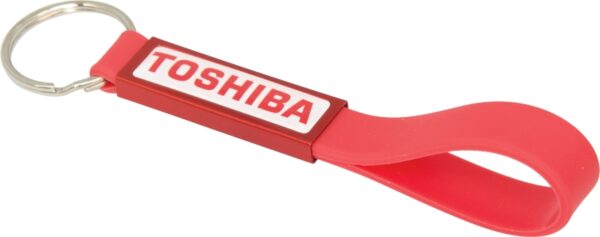 Silicone Sling Keyring with Dome-Indent - Image 4