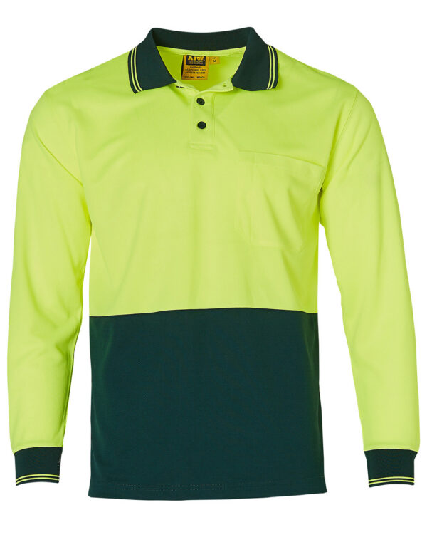 High Visibility Long Sleeve Polo - Image 4