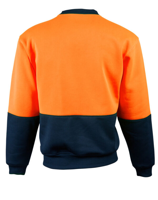 Hi Vis 2 Tone Crew Neck - Image 2