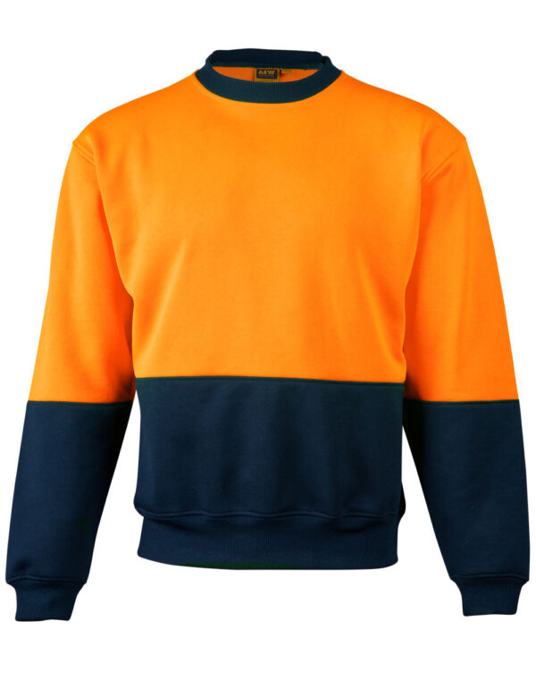 Hi Vis 2 Tone Crew Neck - Image 3