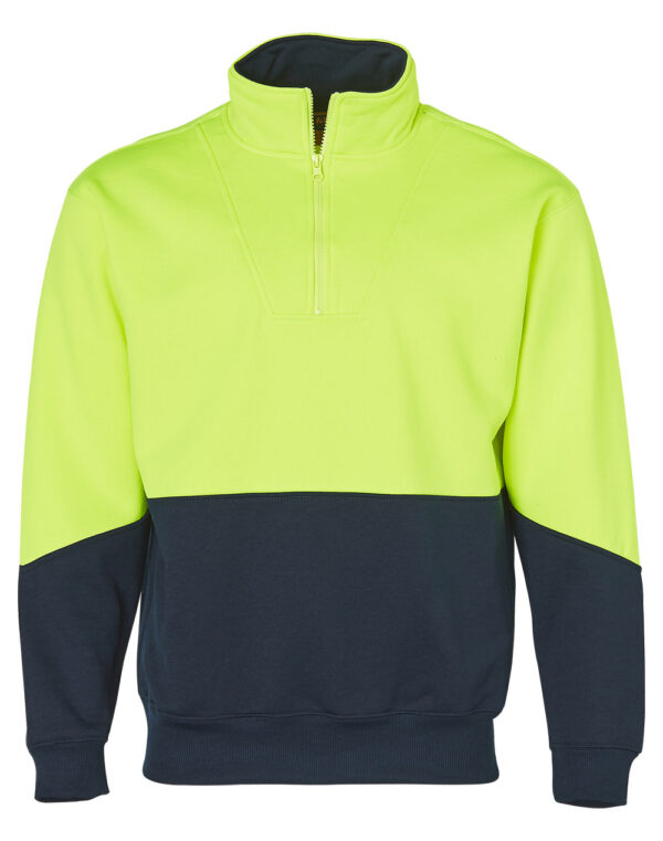 Hi Vis Long Sleeve Fleece Sweat - Image 4
