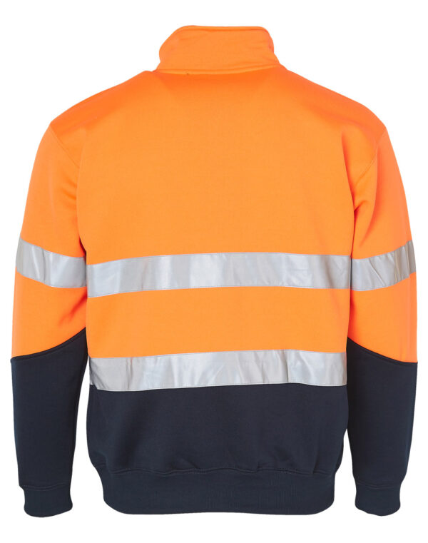Hi Vis Long Sleeve Fleece Sweat - Image 2