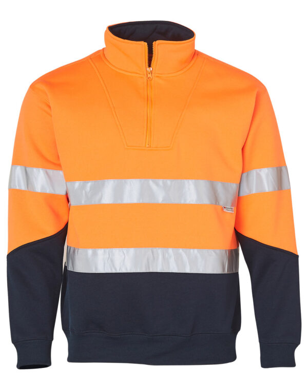 Hi Vis Long Sleeve Fleece Sweat - Image 3