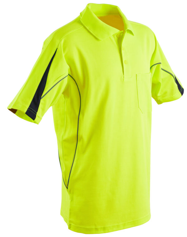 Hi Vis Legend Short Sleeve Polo Mens' - Image 4