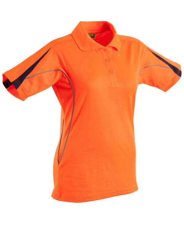 Hi Vis Legend Short Sleeve Polo Ladies' - Image 3