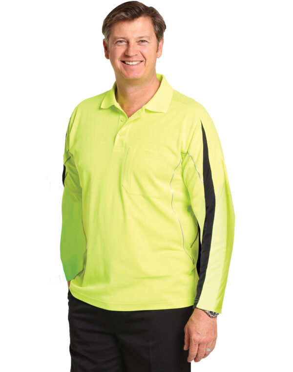 Hi Vis Legend Long Sleeve Polo Men's