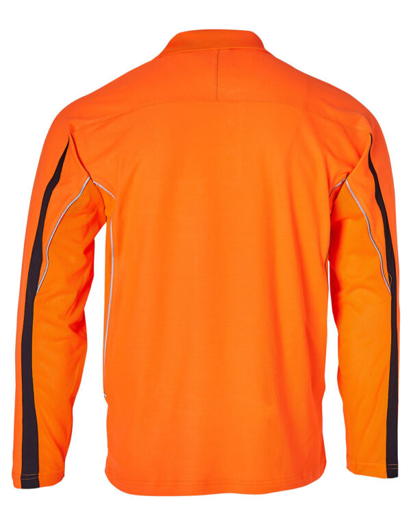 Hi Vis Legend Long Sleeve Polo Men's - Image 2