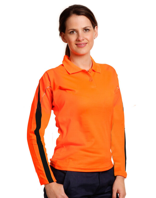 Hi Vis Legend Long Sleeve Polo Ladies'
