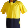 Cotton Jersey Two Tone Safety Polo - Image 4