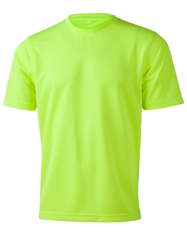 Hi Vis Mini Waffle Safety Tee Unisex - Image 4