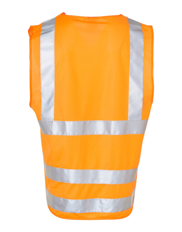 Hi Vis Safety Vest With Id Pocket & 3 M Tapes - Image 2