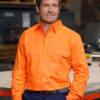 Men's Hi Vis L/S Drill Shirt