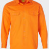 Men's Hi Vis L/S Drill Shirt - Image 3