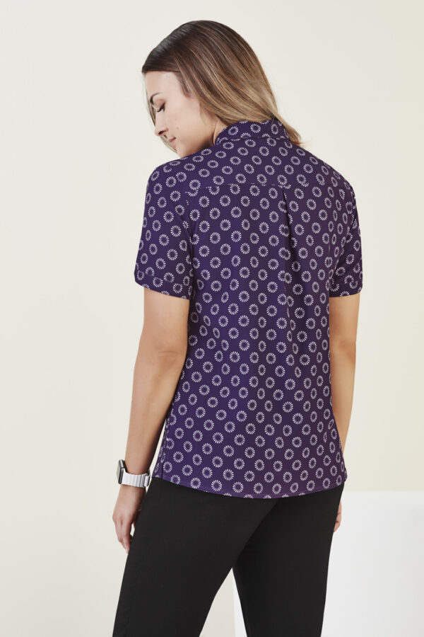Womens Florence Daisy Print Short Sleeve Shirt - Image 13
