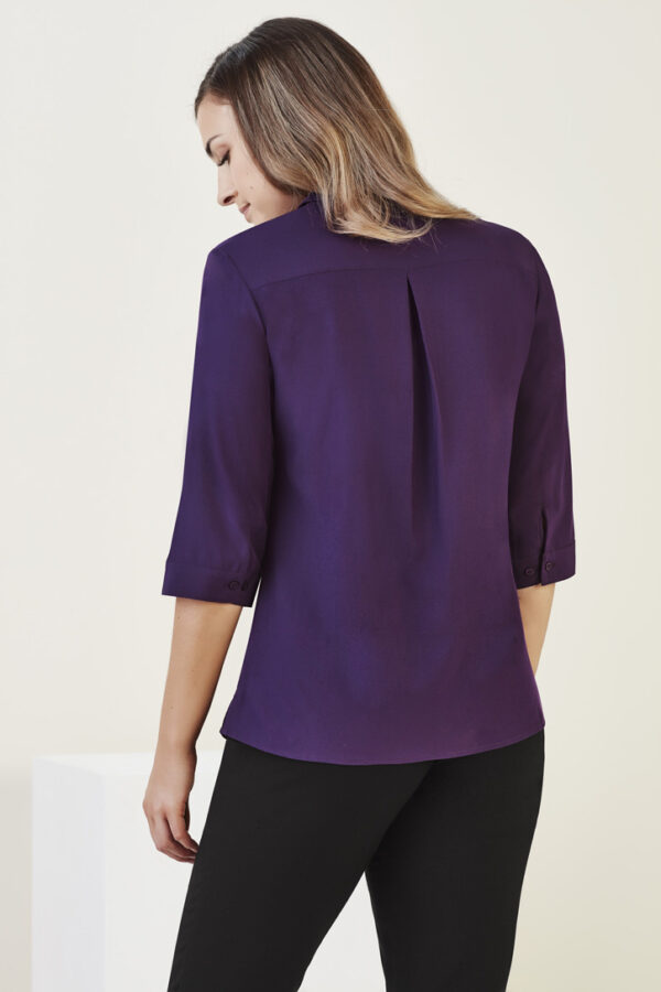 Womens Florence Plain 3/4 Sleeve Shirt - Image 32