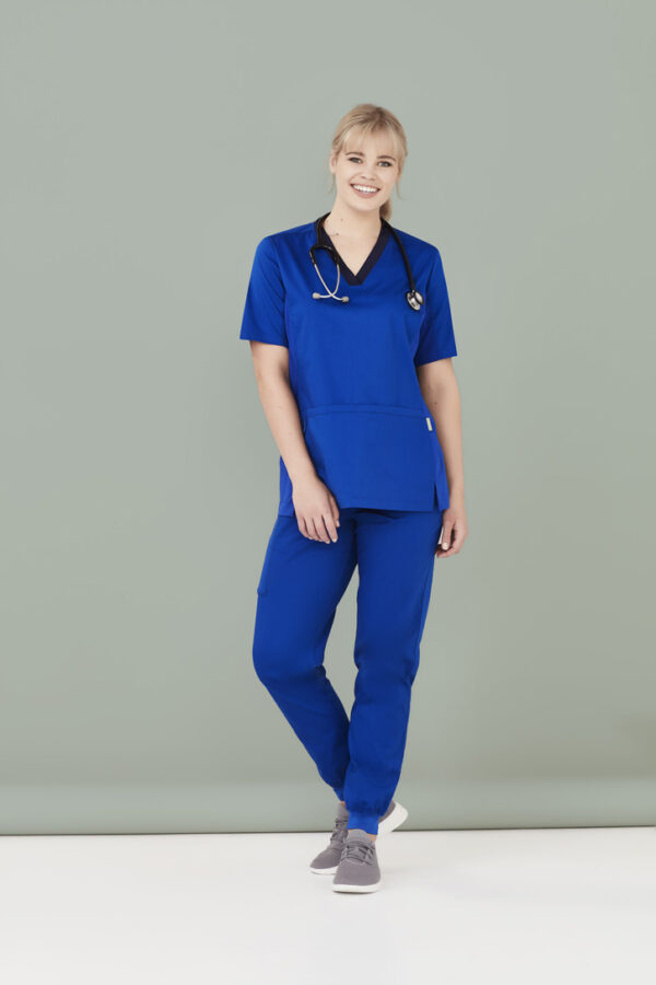 Womens Riley Stretch Scrub Top - Image 2