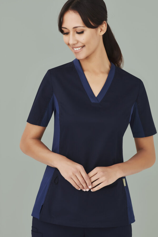 Womens Riley Stretch Scrub Top - Image 16