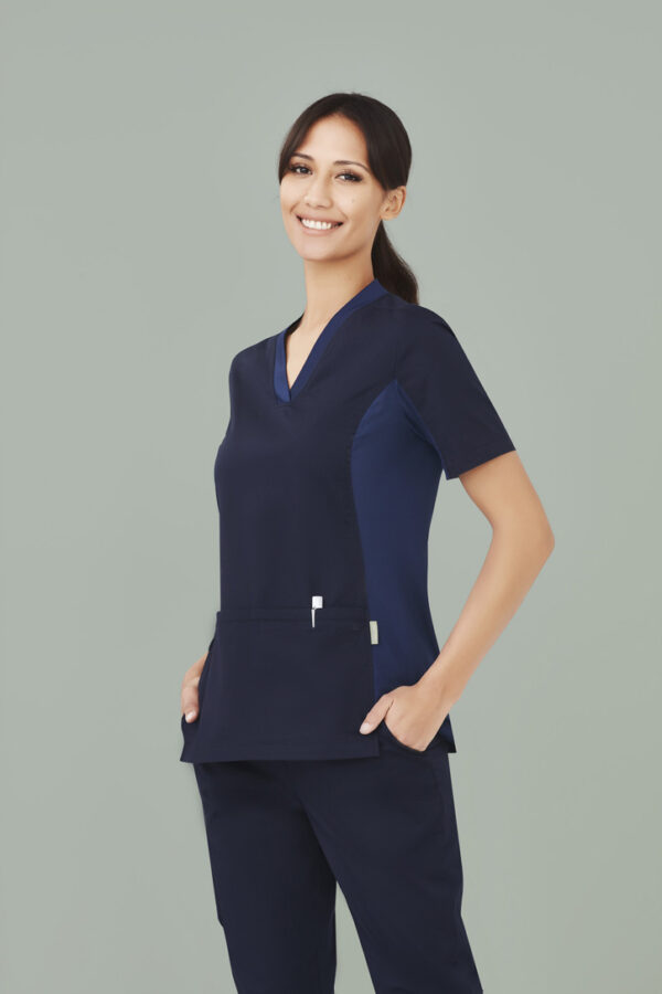 Womens Riley Stretch Scrub Top - Image 18