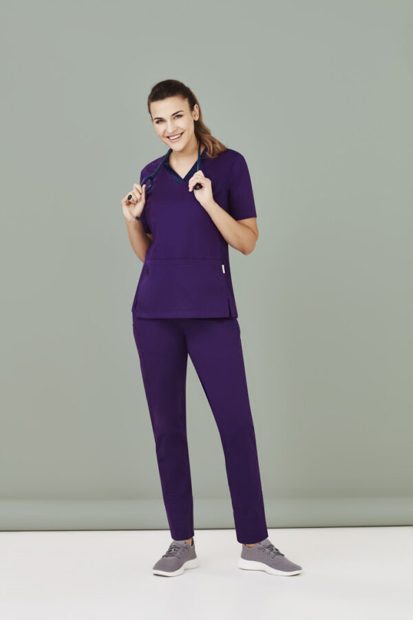Womens Riley Stretch Scrub Top - Image 12