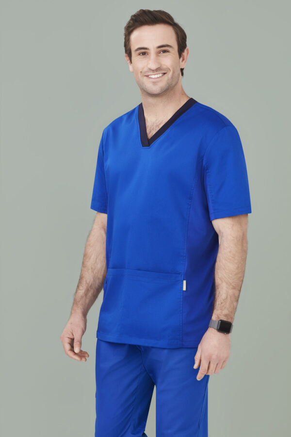 Mens Riley Stretch Scrub Top - Image 2