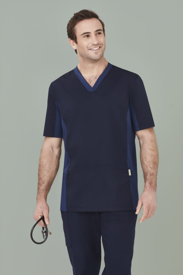Mens Riley Stretch Scrub Top - Image 15