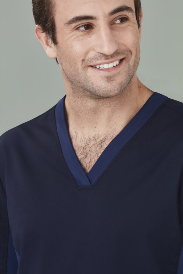Mens Riley Stretch Scrub Top - Image 17