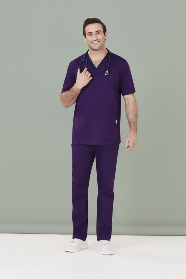 Mens Riley Stretch Scrub Top - Image 11