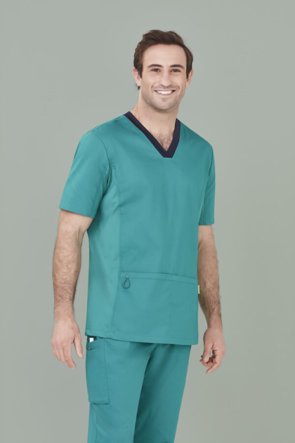 Mens Riley Stretch Scrub Top - Image 8