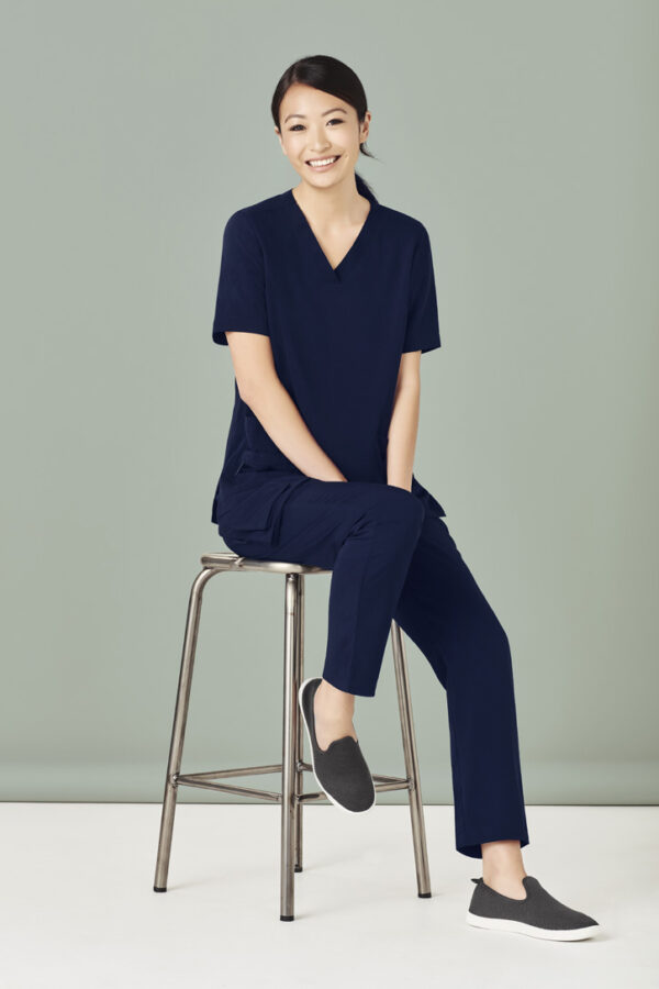 Womens Avery V-Neck Scrub Top - Image 2