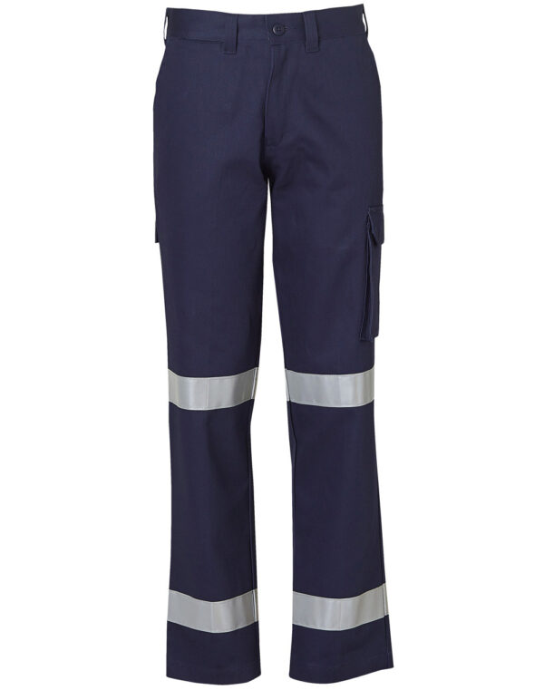 Ladies' Heavy Cotton Drill Cargo Pants With Biomotion 3 M Tapes - Image 3
