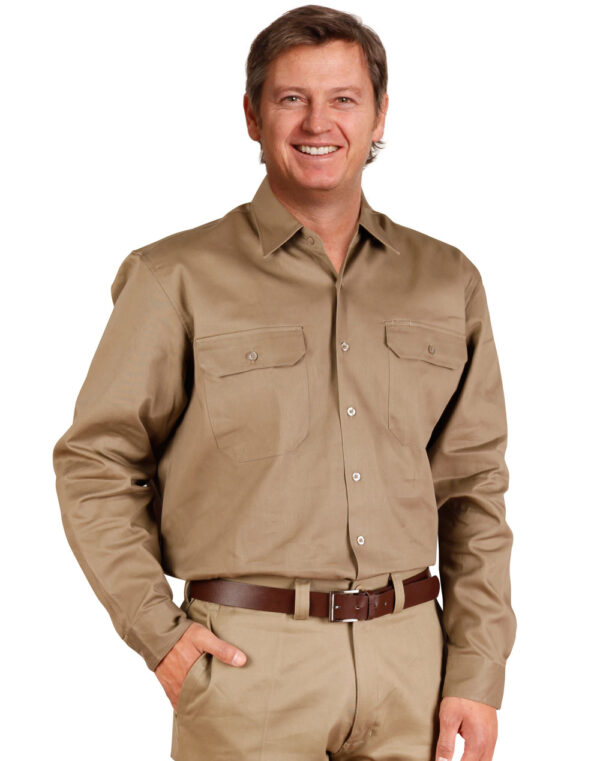 Cotton Drill Work Shirt