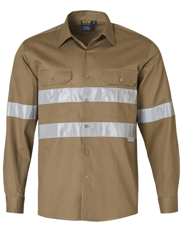 Cotton Drill Work Shirt - Image 3
