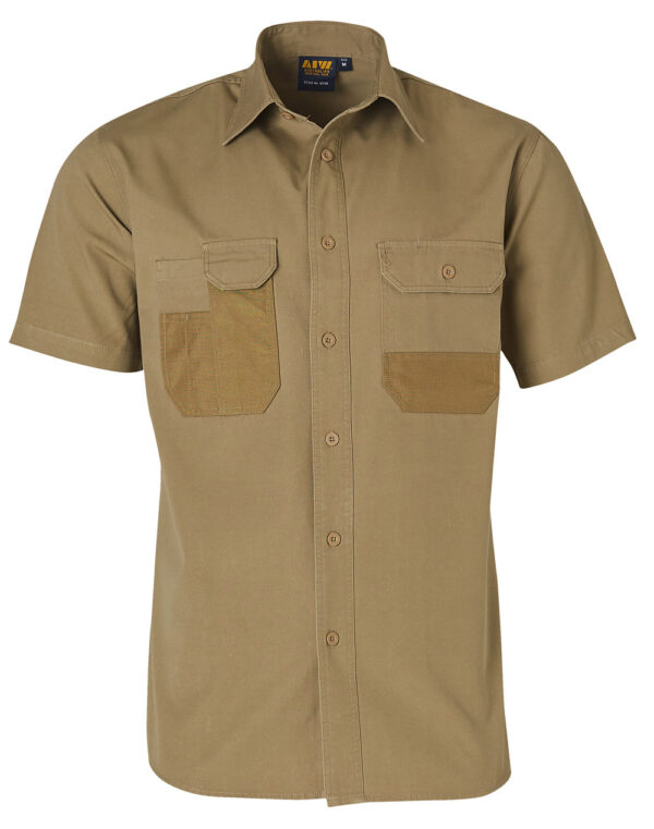 Durable Short Sleeve Work Shirt - Image 3