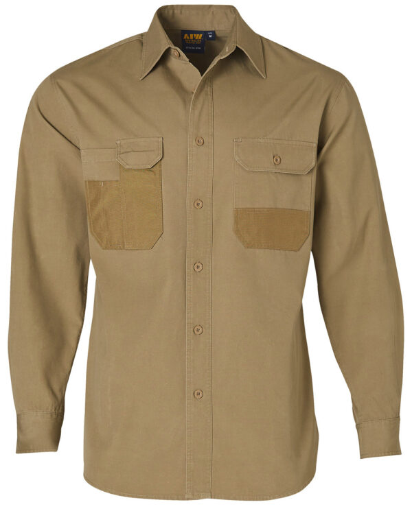 Durable Long Sleeve Work Shirt - Image 3