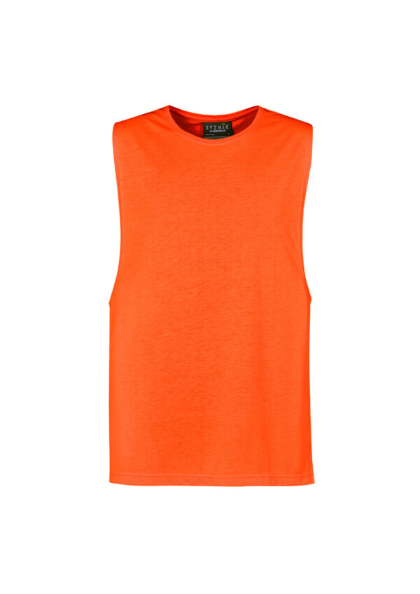 Mens Hi Vis Sleeveless Tee - Image 2