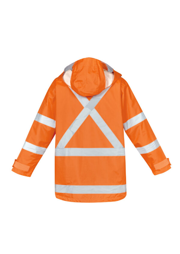 Mens Hi Vis X Back 4 In 1 Waterproof Jacket - Image 3