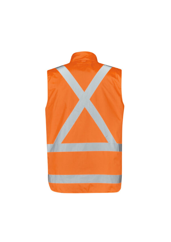 Mens Hi Vis X Back 4 In 1 Waterproof Jacket - Image 6