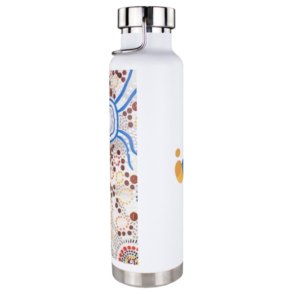 Thor Copper Vacuum Insulated Bottle with Digital Rotary Print - 650ml - Image 2