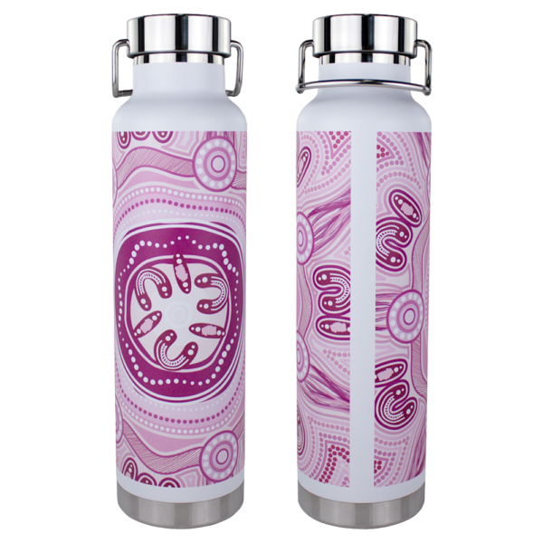 Thor Copper Vacuum Insulated Bottle with Digital Rotary Print - 650ml - Image 4