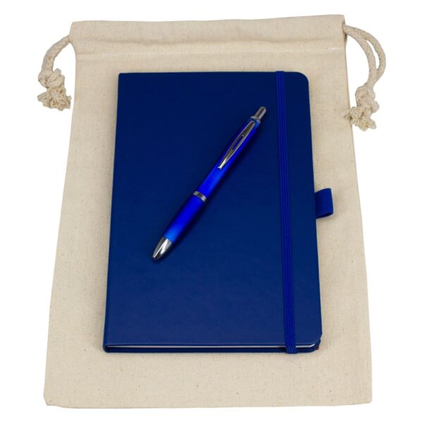 Gift Set - Drawstring Bag + JournalBook + Pen - Image 2