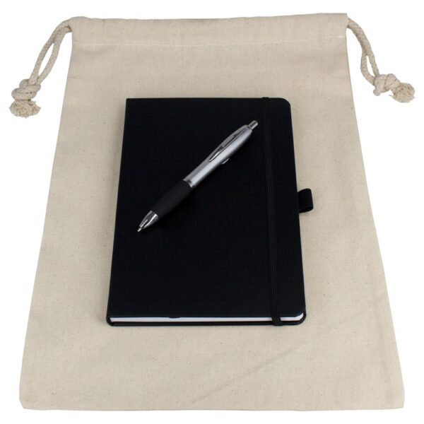 Gift Set - Drawstring Bag + JournalBook + Pen - Image 5