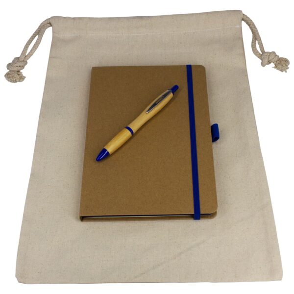 Gift Set - Drawstring Bag + JournalBook + Pen
