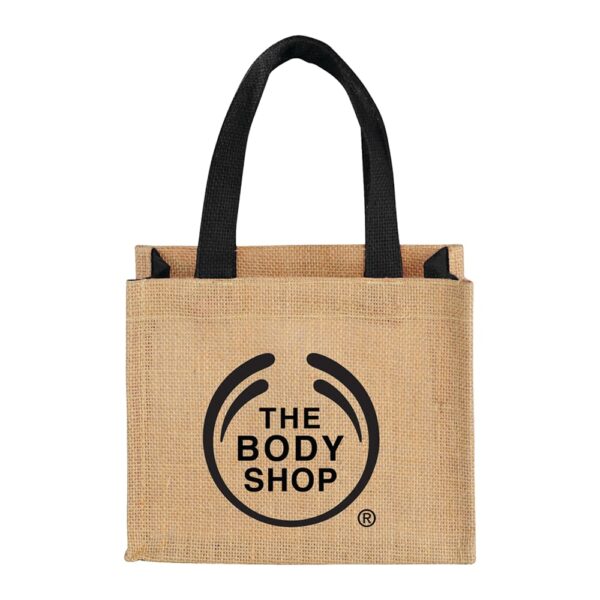 Mini Jute Gift Tote 4L - Image 2