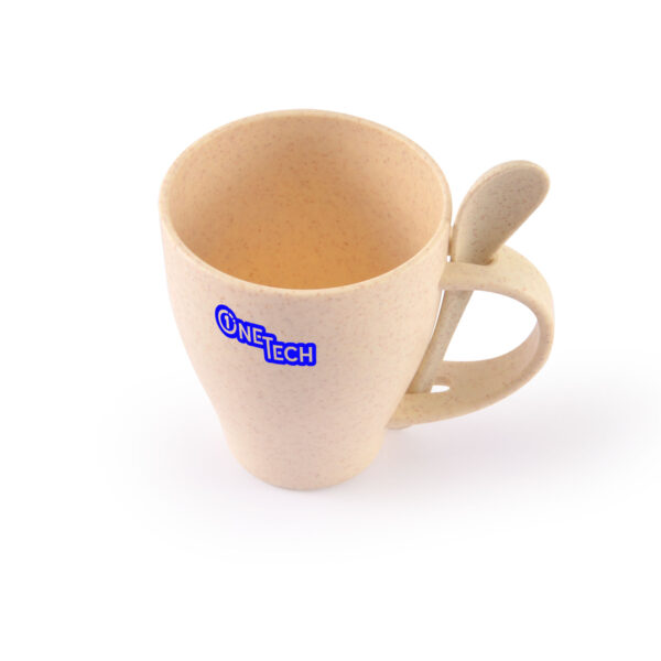 Avenue Wheat Fibre Cup and Spoon - Image 3
