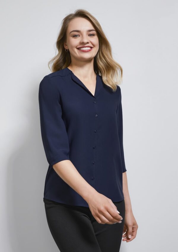 Womens Lily Longline Blouse - Image 2