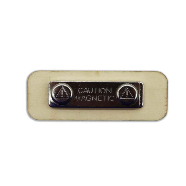 Complete Magnetic Wooden Badge - Image 4